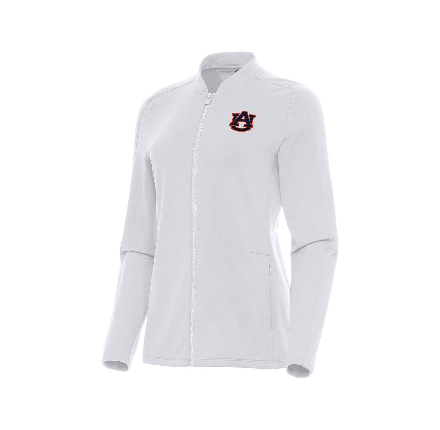 Women's White Auburn Tigers Continual Full-Zip Jacket