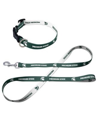 Michigan State Spartans Pet Leash and Collar Set
