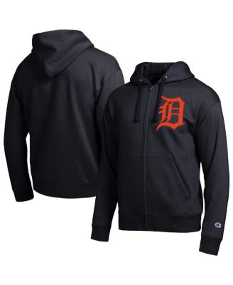 Men's Black Detroit Tigers All-Star Full-Zip Hoodie