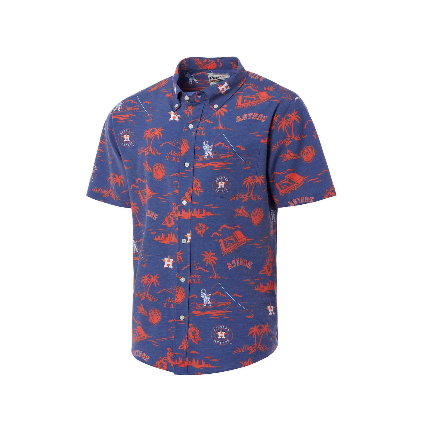 Мужская рубашка Reyn Spooner Navy Houston Astros Kekai Button-Down — фото 2