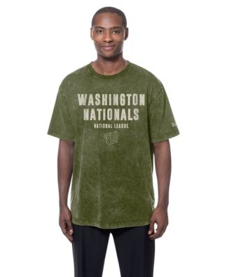 Men's Olive Washington Nationals 2026 Armed Forces Day T-Shirt