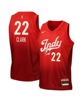 Big Boys and Girls Caitlin Clark Red Indiana Fever Victory Rebel Edition Jersey