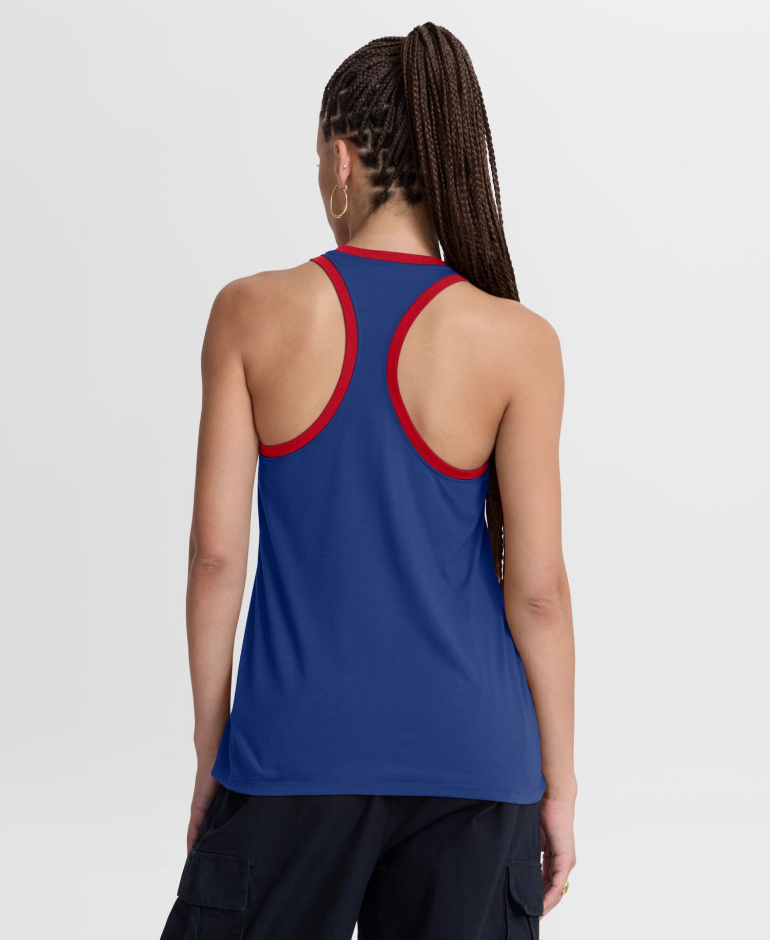 Women's Royal Philadelphia Phillies Tri-Blend Dri-FIT Racerback Tank Top