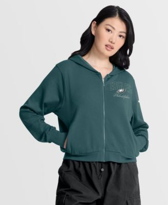 Women's Midnight Green Philadelphia Eagles Primetime Full-Zip Hoodie