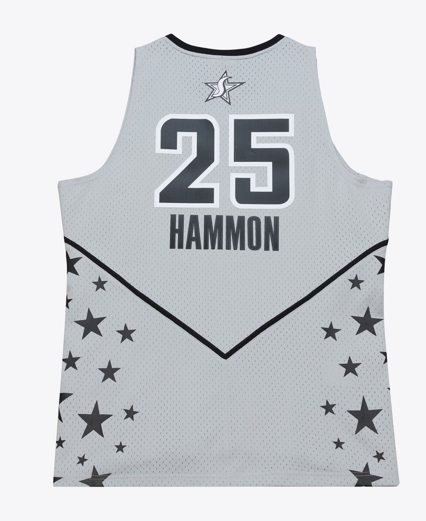 Топ Mitchell & Ness Becky Hammon Silver San Antonio Stars Court Origins 2007 Swingman Jersey — фото 2