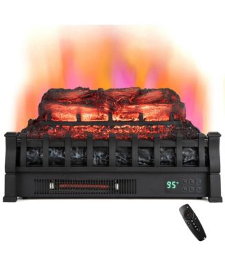 23 Inch Electric Fireplace Heater Fireplace Logs Inserts Infrared Quartz Heater