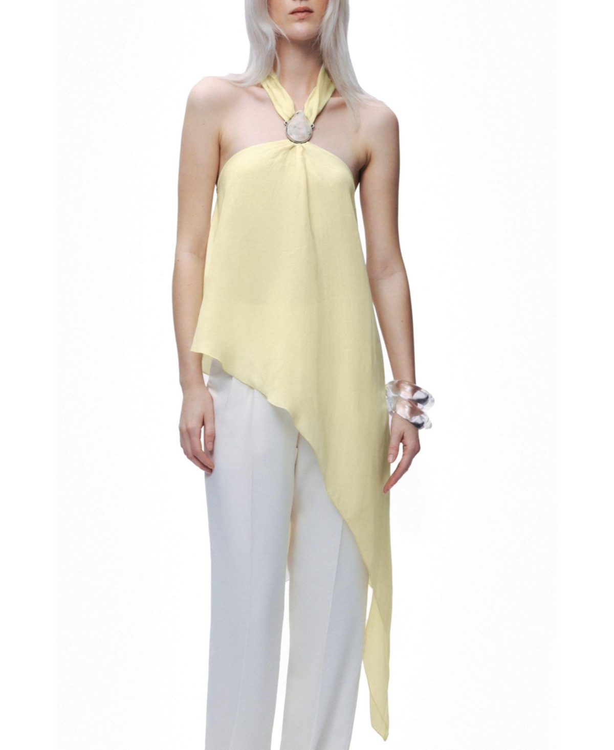 Nocturne Women's Sleeveless Halter Blouse
