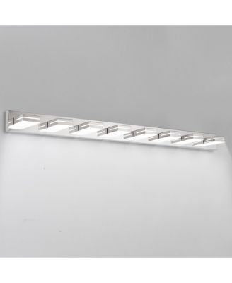 8 Light Modern LED Vanity Light Wall Sconce for Bathroom and Mirror Sleek Minimalist Design Easy Installation