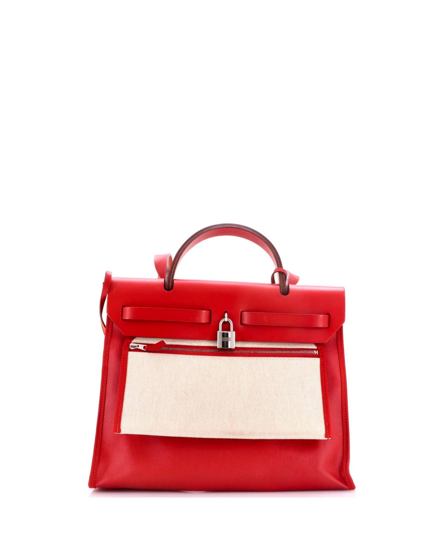 31 Herbag Zip Berline Vache Canvas and Leather