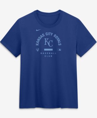 Women's Royal Kansas City Royals Authentic Collection Early Work Tri-Blend Dri-FIT T-Shirt