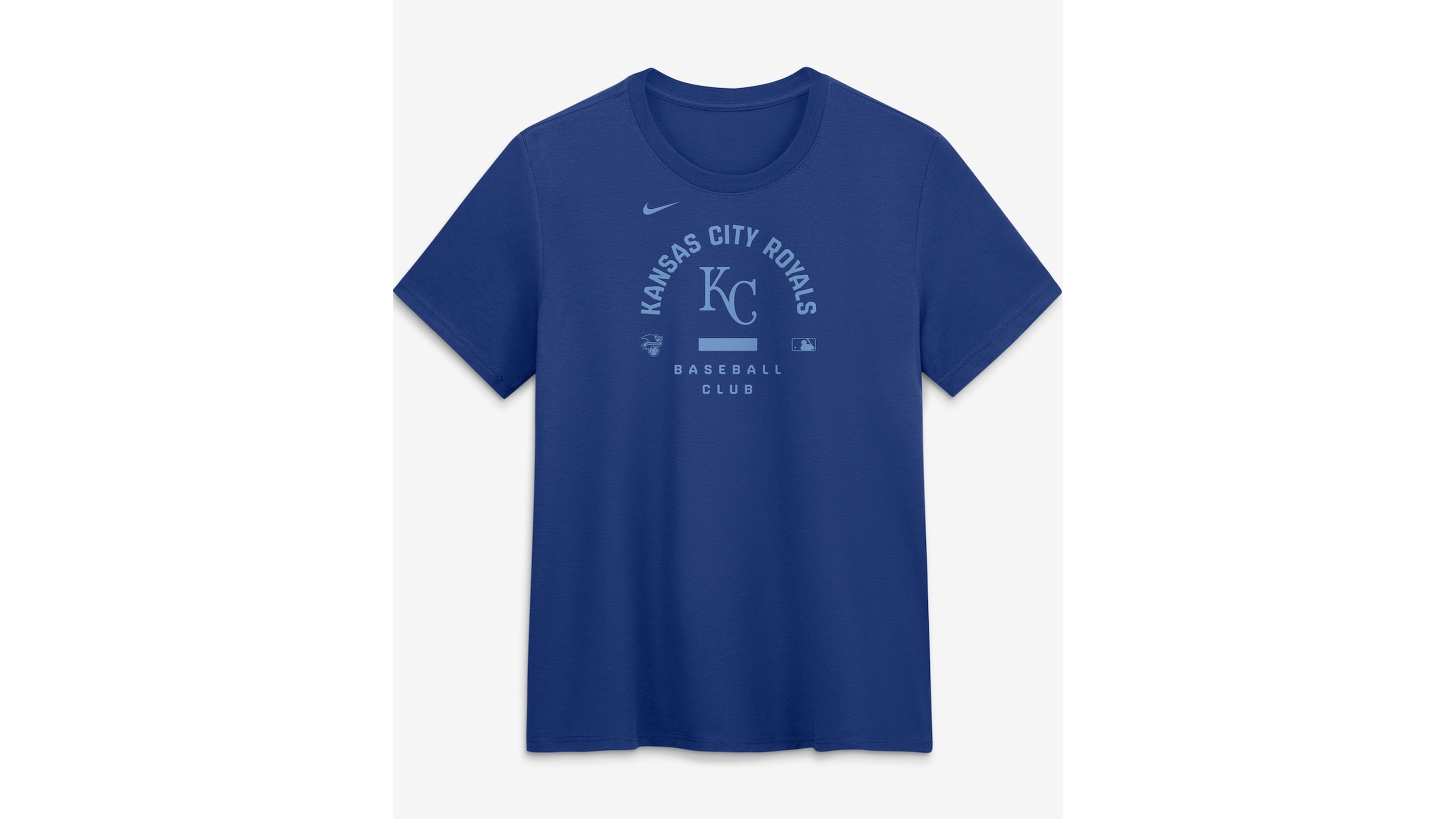 Nike Women's Royal Kansas City Royals Authentic Collection Early Work Tri-Blend Dri-fit T-Shirt