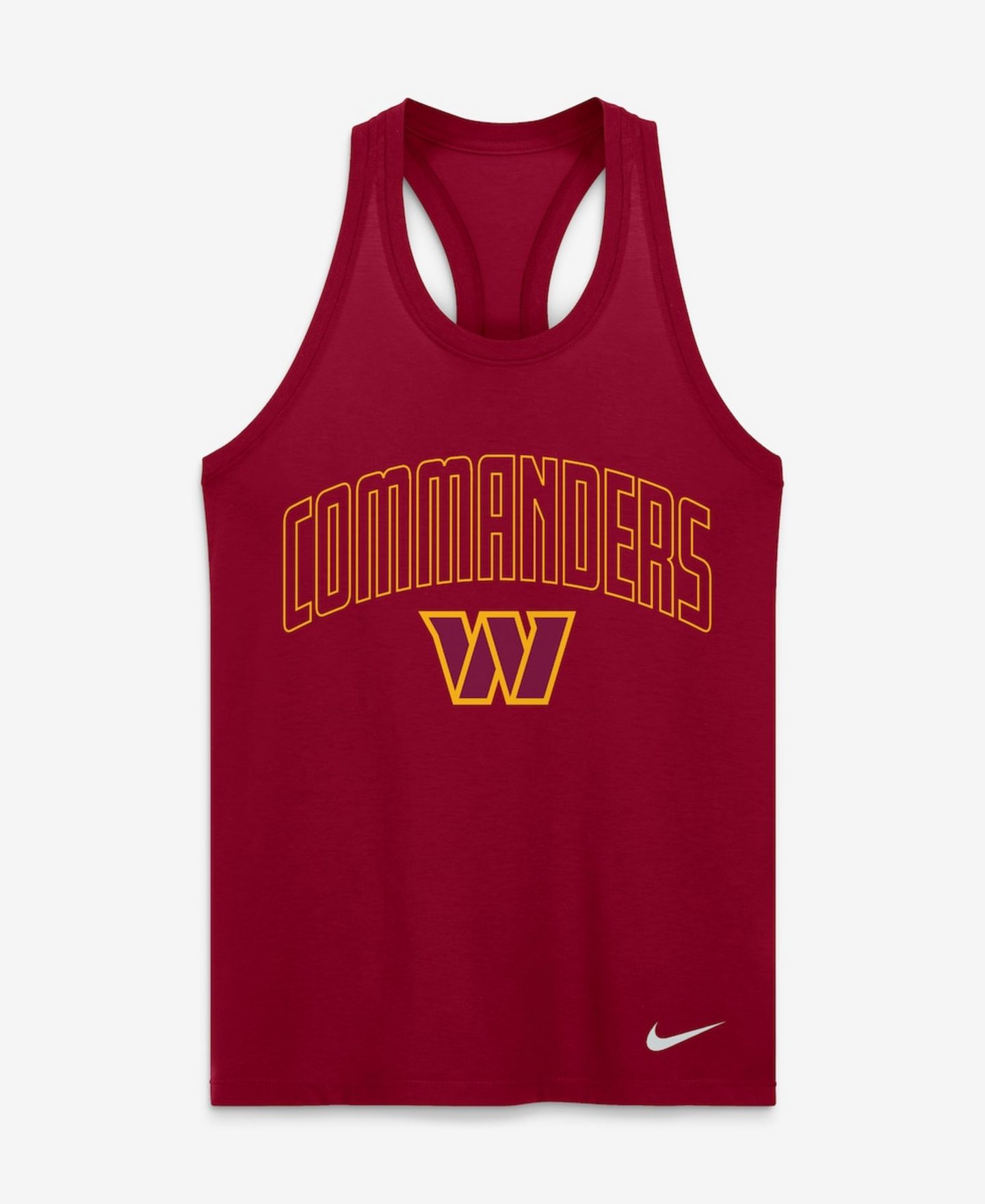Женский топ Nike Burgundy Washington Commanders Primetime Tri-Blend Dri-FIT — фото 2