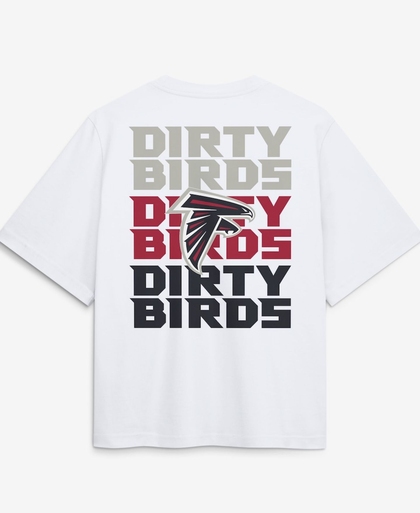 Женская футболка Nike White Atlanta Falcons Redesign Boxy — фото 3