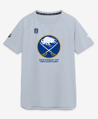 Men's Gray Buffalo Sabres 2026 Stanley Cup Playoffs Authentic Pro Rink Performance T-Shirt