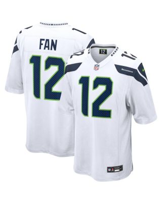 Men's 12s White Seattle Seahawks Game Jersey
