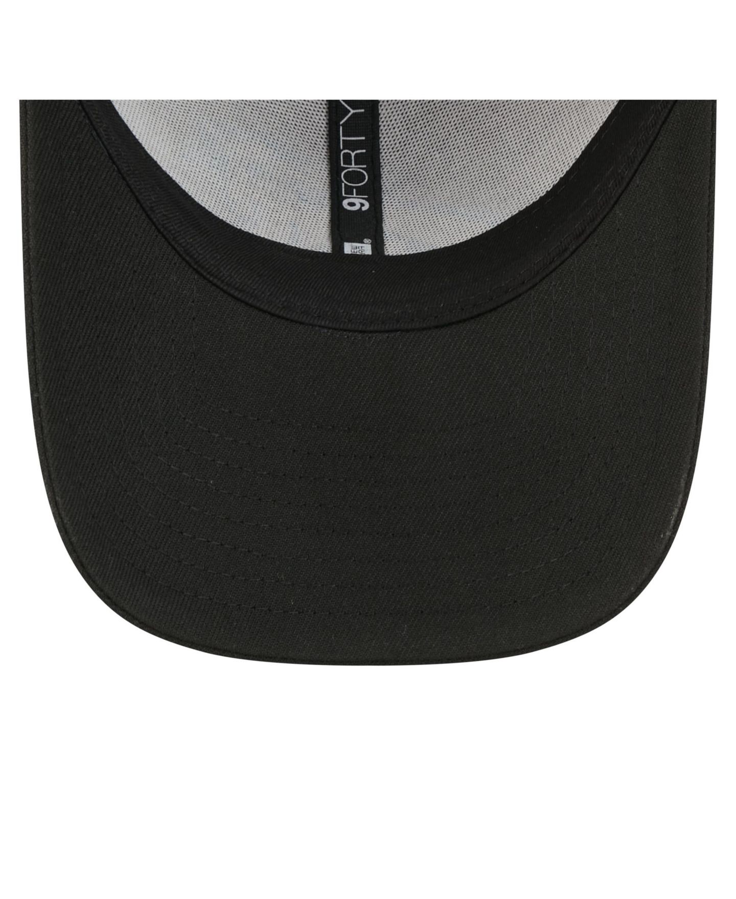 Мужская кепка New Era Black Carolina Panthers Core Team 9FORTY Adjustable Hat — фото 5