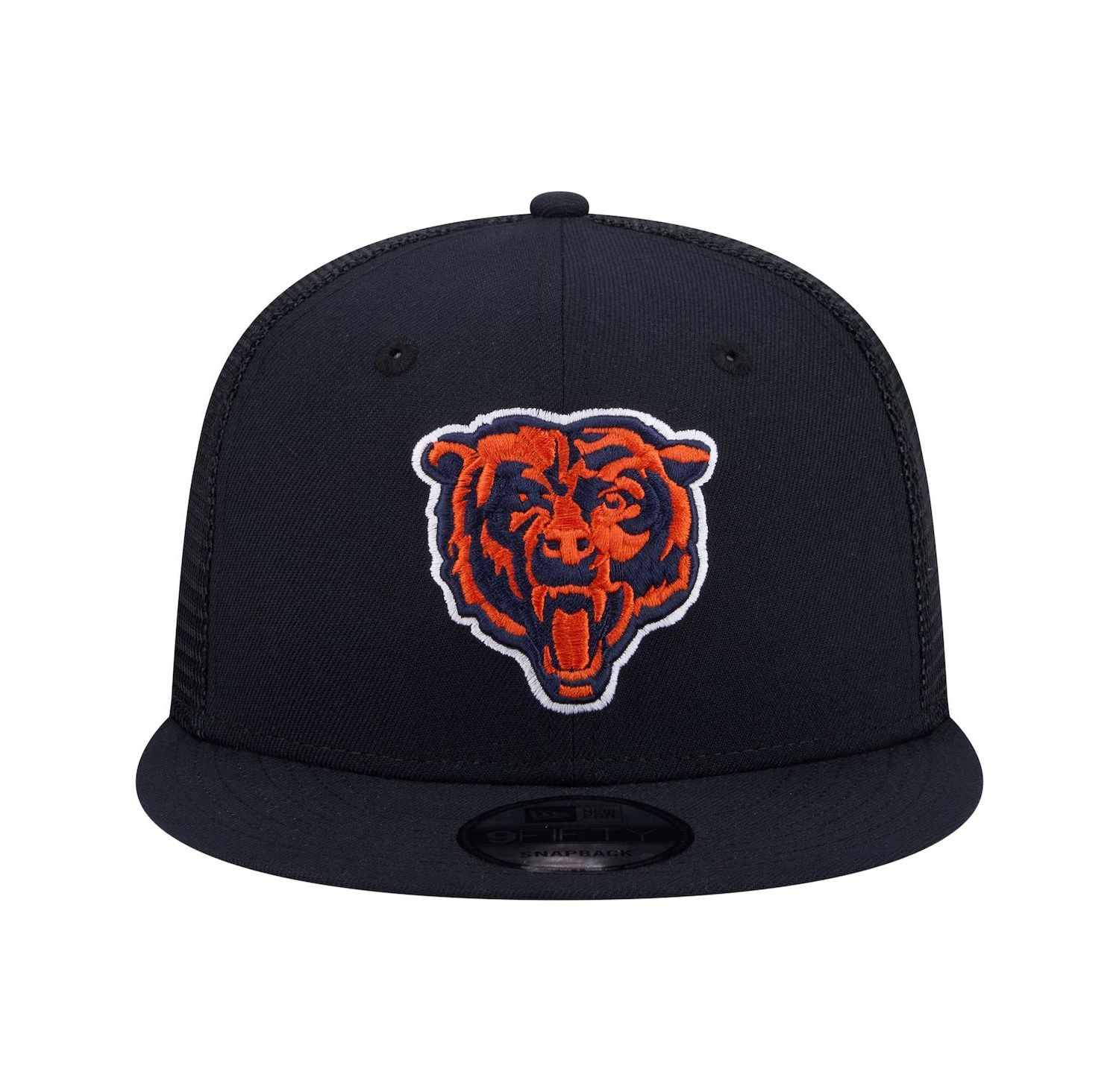Men's Navy Chicago Bears Core Team 9FIFTY Trucker Snapback Hat