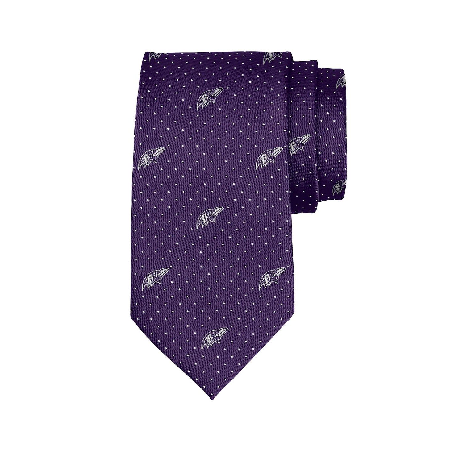 Men's Baltimore Ravens Game Day Polka Dot Tie