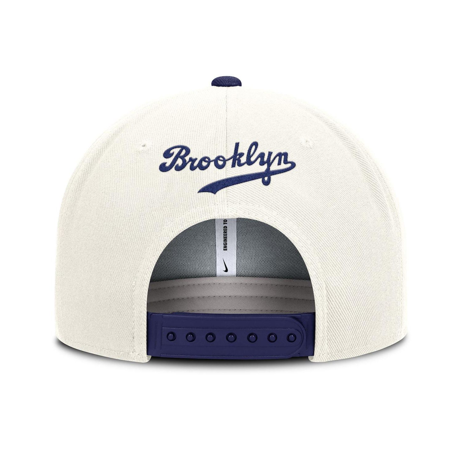 Men's Cream/Royal Brooklyn Dodgers Cooperstown Pro Dri-FIT Snapback Hat
