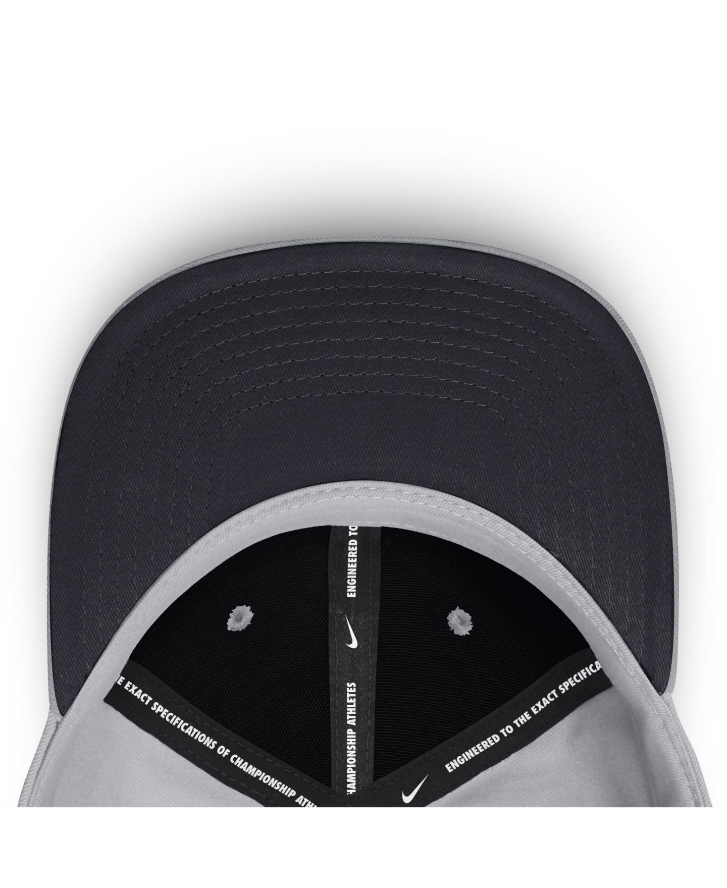 Мужская кепка Nike Gray Atlanta Braves Primetime Rise Dri-FIT Flex Hat — фото 5