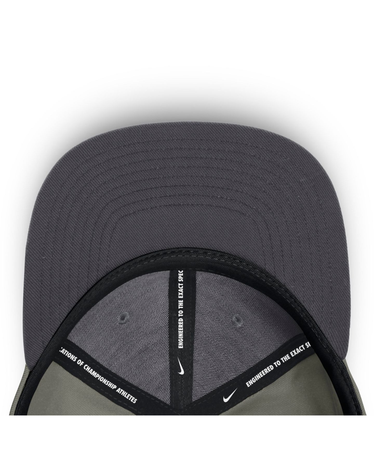 Мужская кепка Nike Olive New York Yankees Pro Dri-FIT Snapback Hat — фото 5