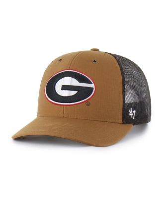 X Carhartt Men's and Women's Brown Georgia Bulldogs Trucker Adjustable Hat