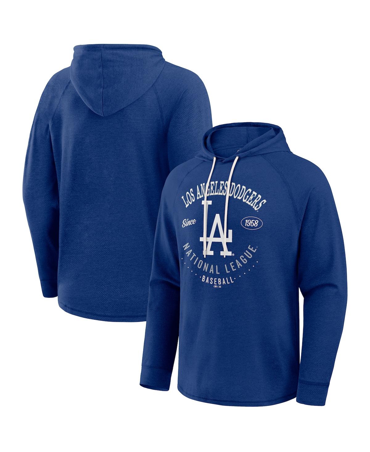 Fanatics Men's Royal Los Angeles Dodgers Raglan Hooded Long Sleeve T-Shirt - Royal