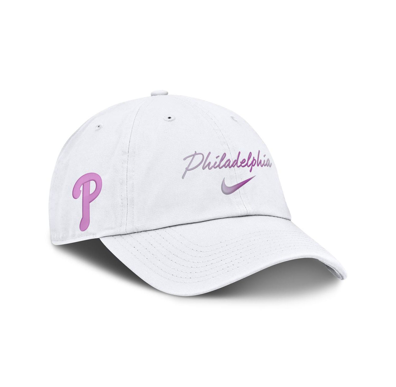 Women's White Philadelphia Phillies Mother’s Day Club Adjustable Hat