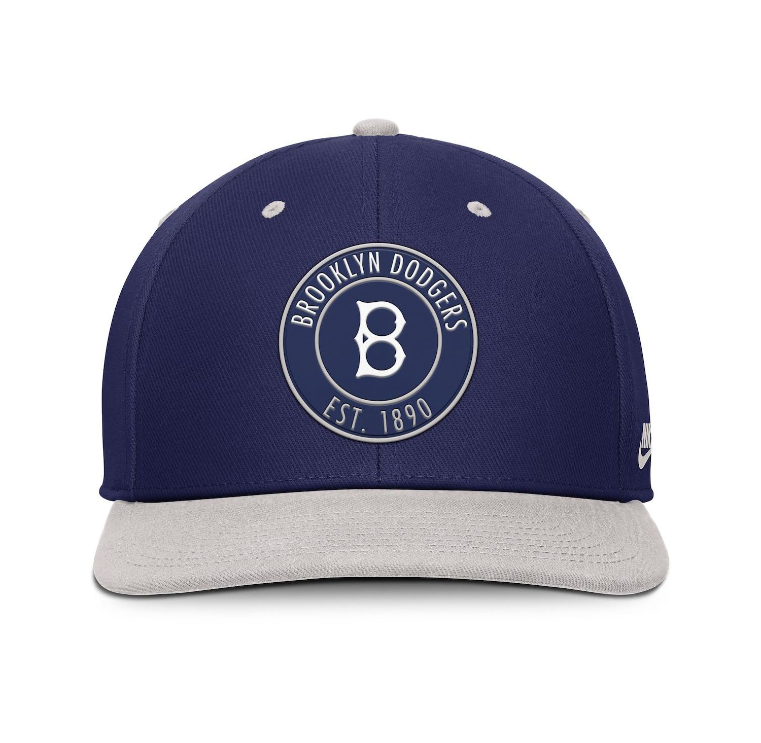 Men's Navy/Silver Brooklyn Dodgers Cooperstown Collection Pro Dri-FIT Snapback Hat