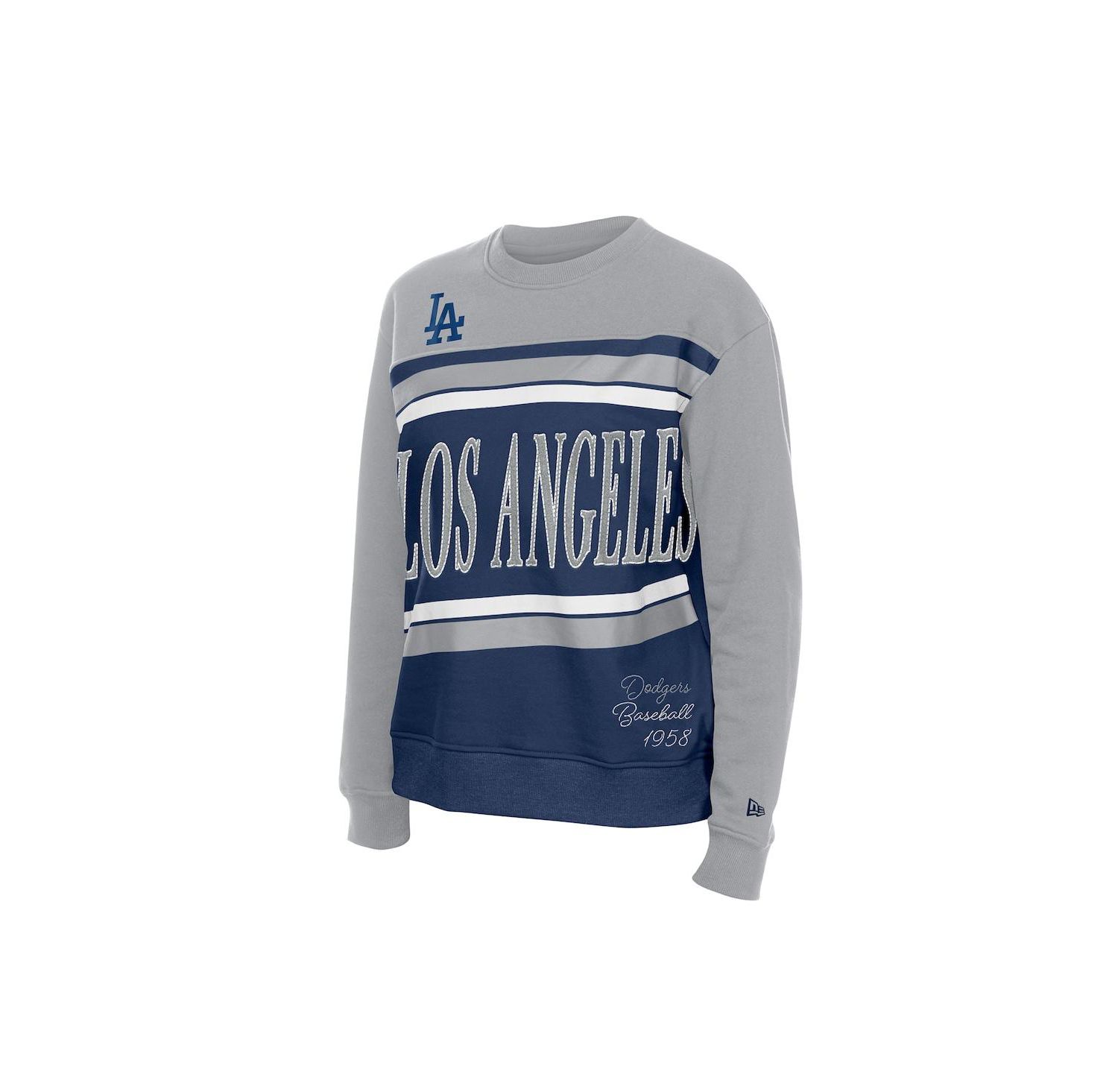 Women's Navy/Gray Los Angeles Dodgers Gameday Fleece Sweatshirt