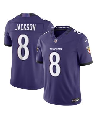 Men's Lamar Jackson Purple Baltimore Ravens Vapor F.U.S.E. Sewn Down Limited Jersey