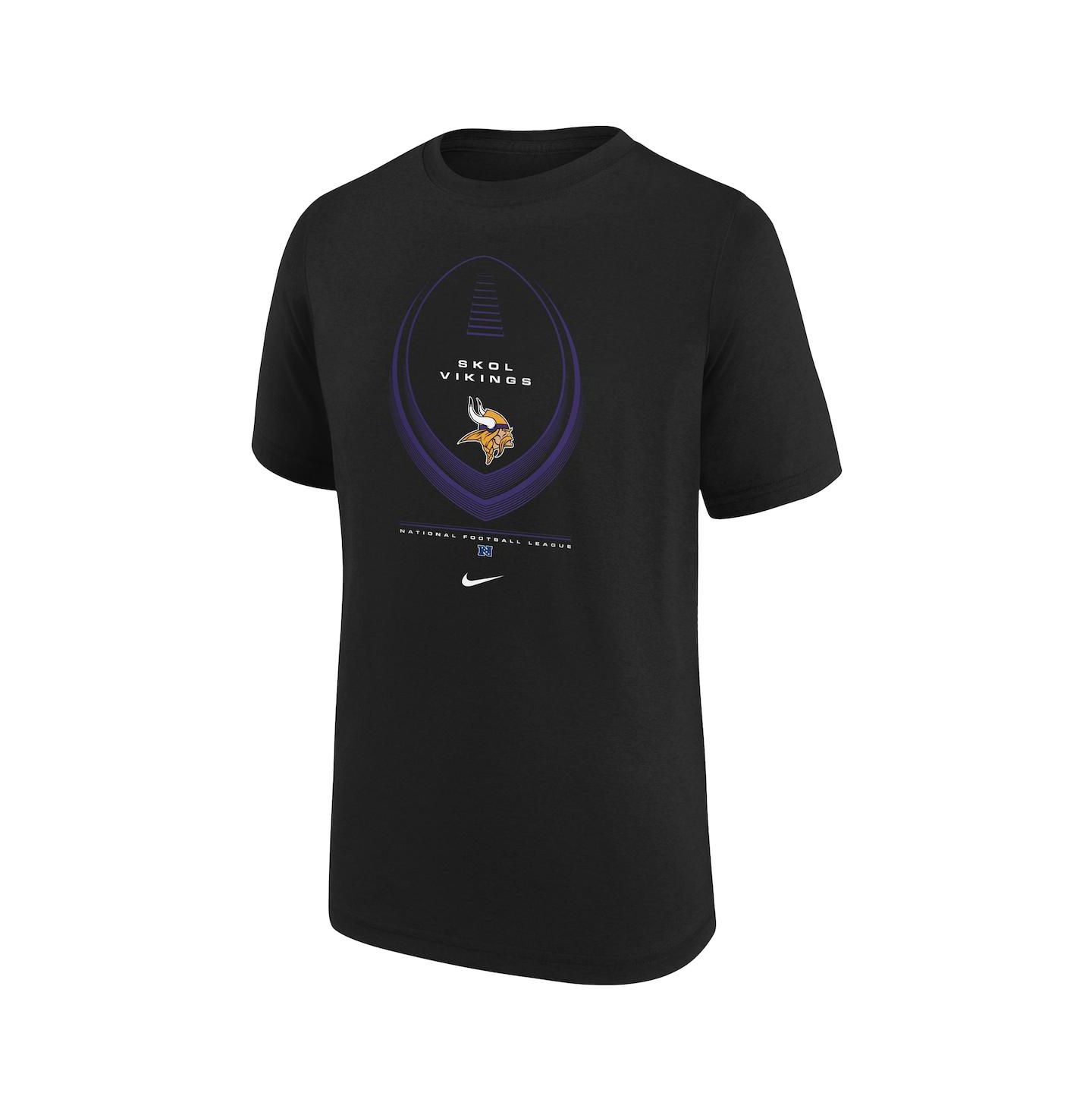 Детская футболка Nike Black Minnesota Vikings Icon Legend Dri-FIT — фото 2
