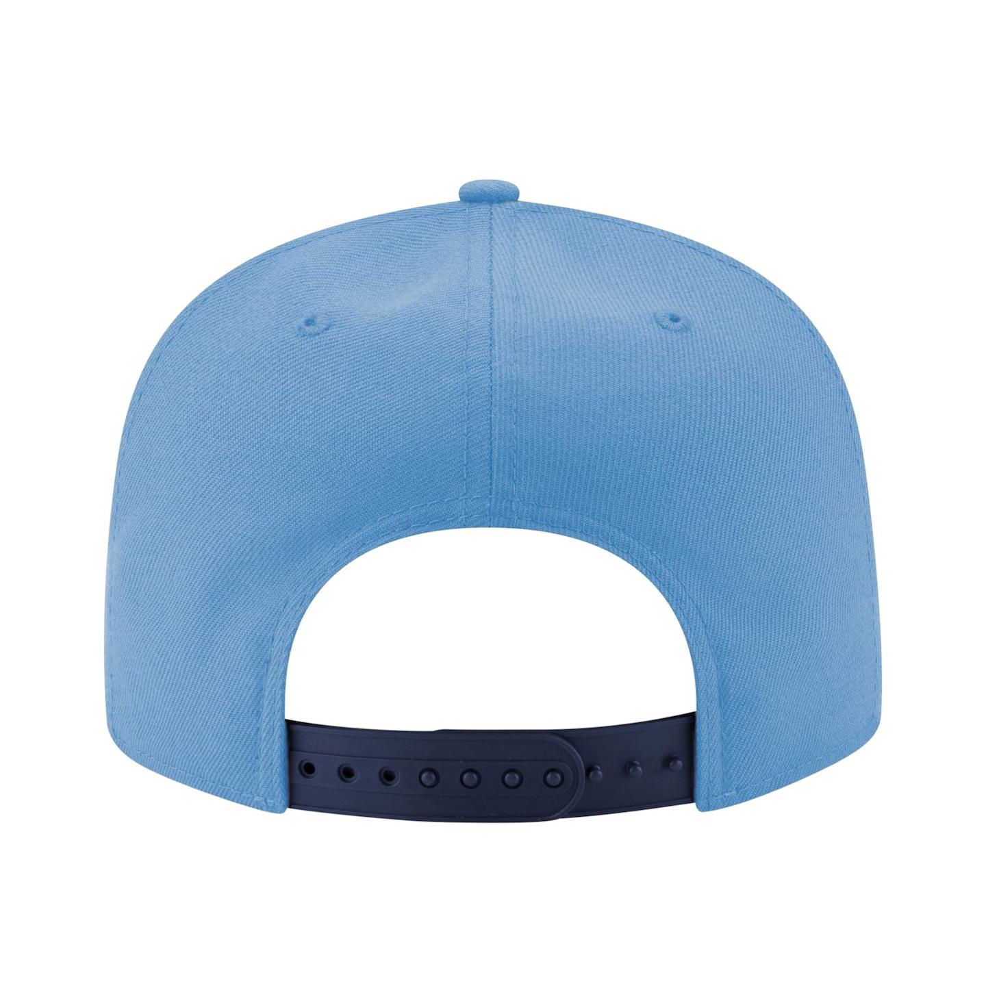 Мужская кепка New Era Light Blue/Navy Tennessee Titans Primary Logo 9FIFTY Snapback Hat — фото 4