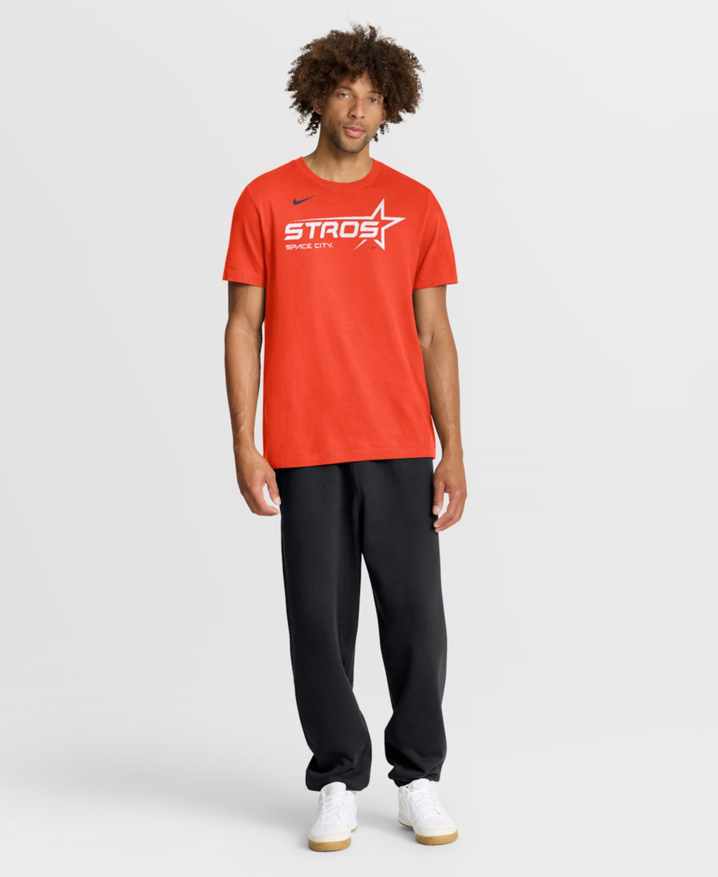 Мужская футболка Nike Orange Houston Astros City Connect Wordmark — фото 5
