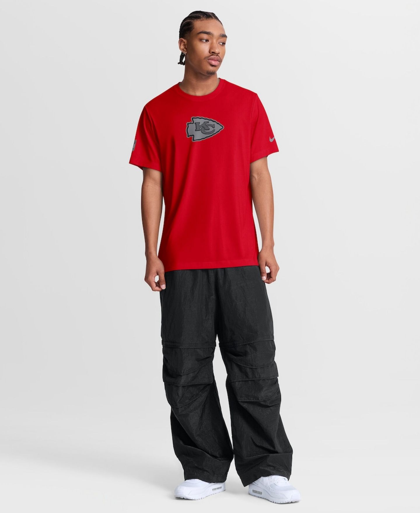 Мужская футболка Nike Red Kansas City Chiefs Sideline Lead The Charge Legend Dri-FIT — фото 5