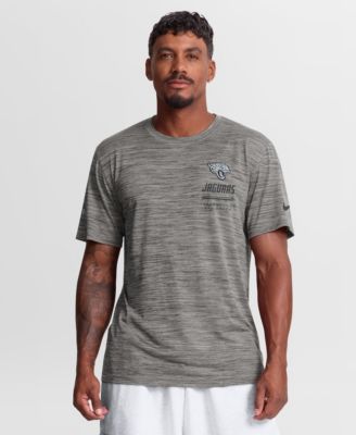 Men's Gray Jacksonville Jaguars Sideline Double Covered Dri-FIT Velocity T-Shirt