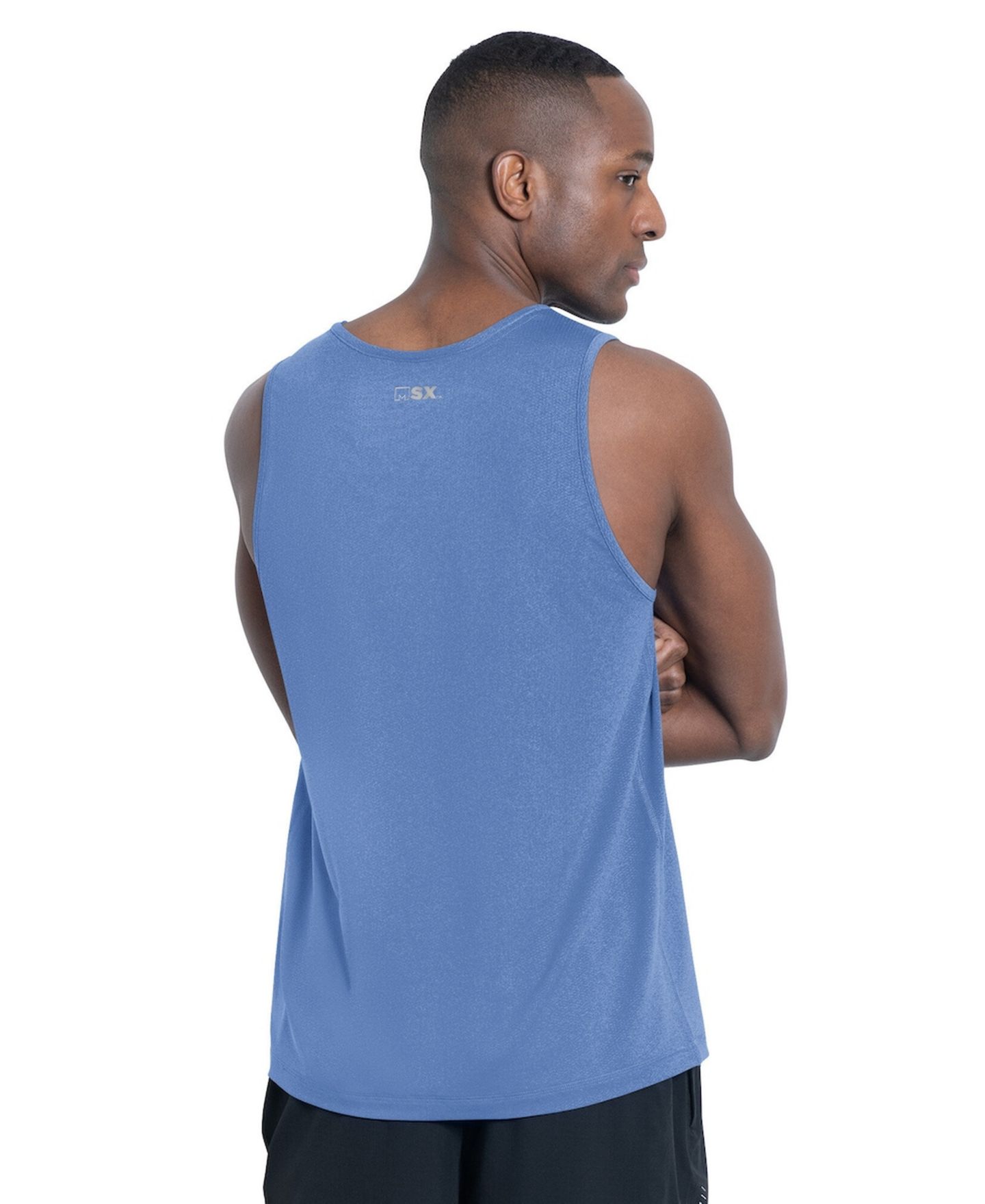 Мужской топ MSX by Michael Strahan Royal Buffalo Bills Energy Scoop Neck — фото 2