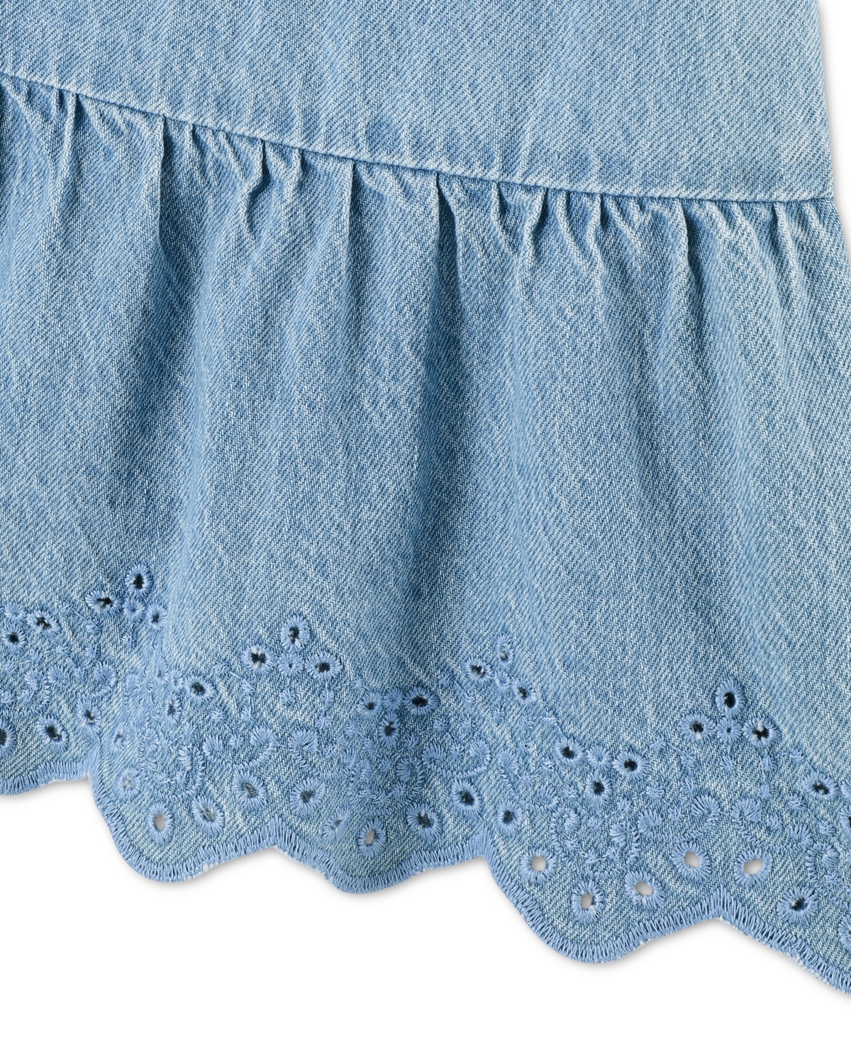 abercrombie kids Girls' 5-16 Smocked Denim Dress