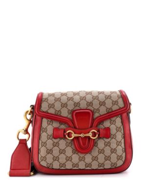 Medium Lady Web Shoulder Bag GG Canvas
