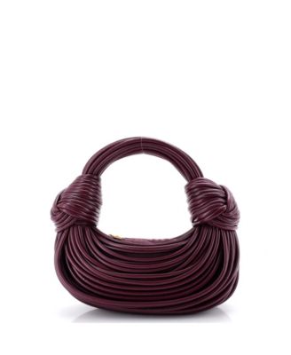 Mini Double Knot Hobo Tubular Leather