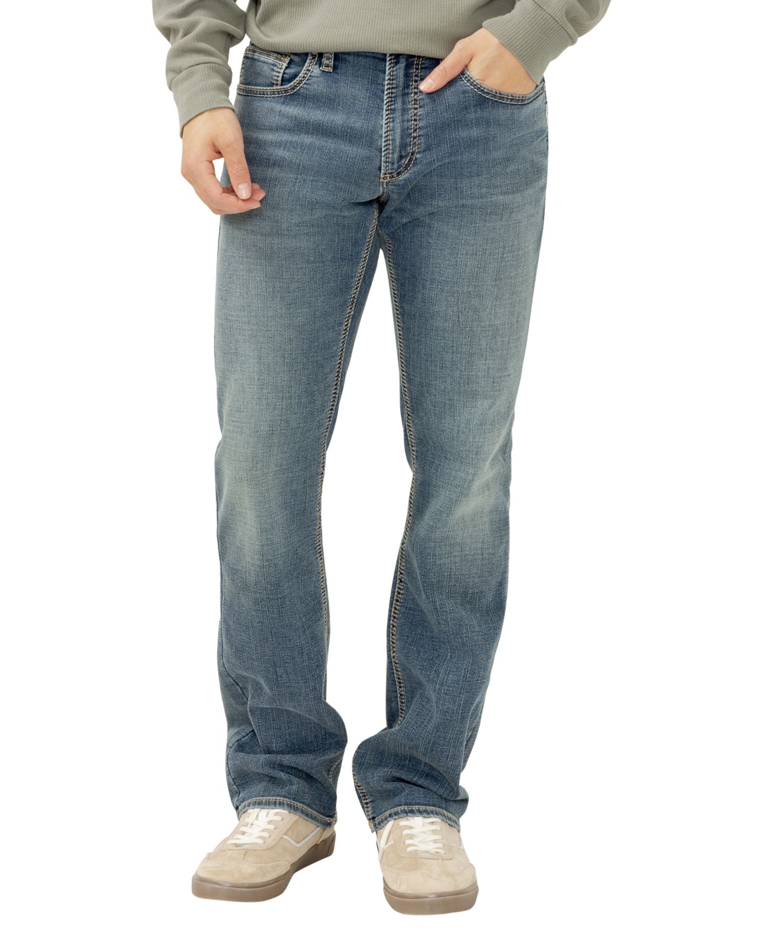 Men's Classic Slim-Fit Cowboy Jeans