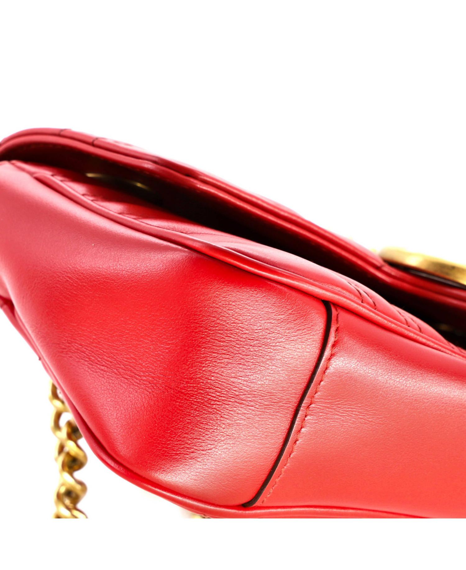 Mini GG Marmont Flap Bag Matelasse Leather