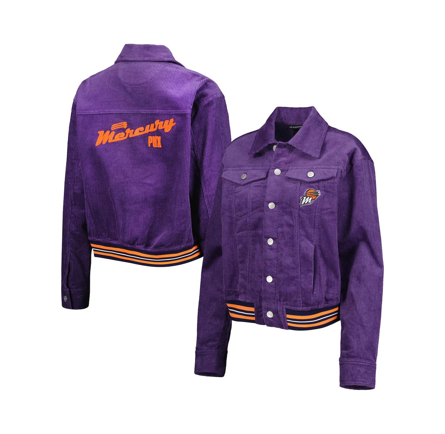 Women's Purple Phoenix Mercury Corduroy Button-Up Shacket