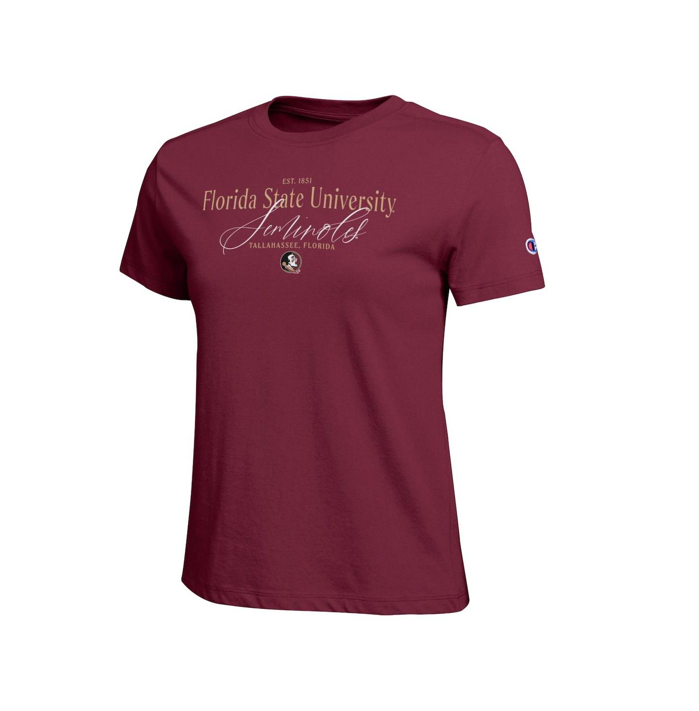 Женская футболка Champion Garnet Florida State Seminoles Lifestyle — фото 3