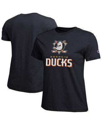 Women's Black Anaheim Ducks Wordmark Lockup T-Shirt