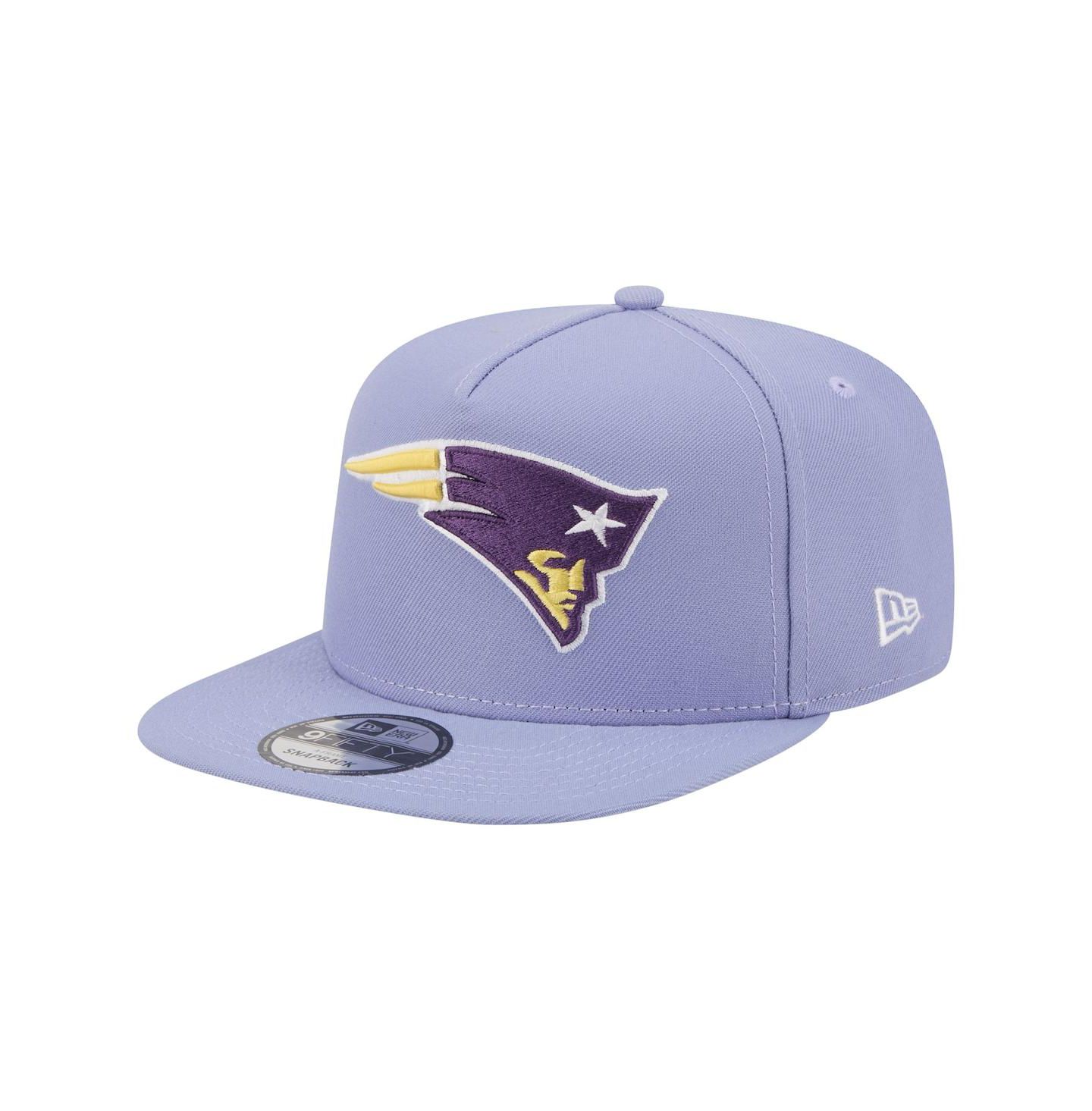 Мужская кепка New Era Lavender New England Patriots Bloom A-Frame 9FIFTY Snapback Hat — фото 4