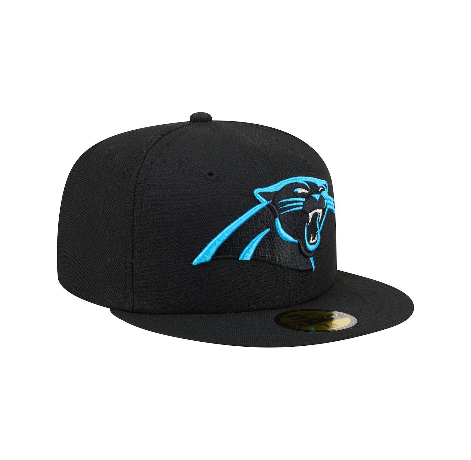 Men's Black Carolina Panthers 59FIFTY Fitted Hat
