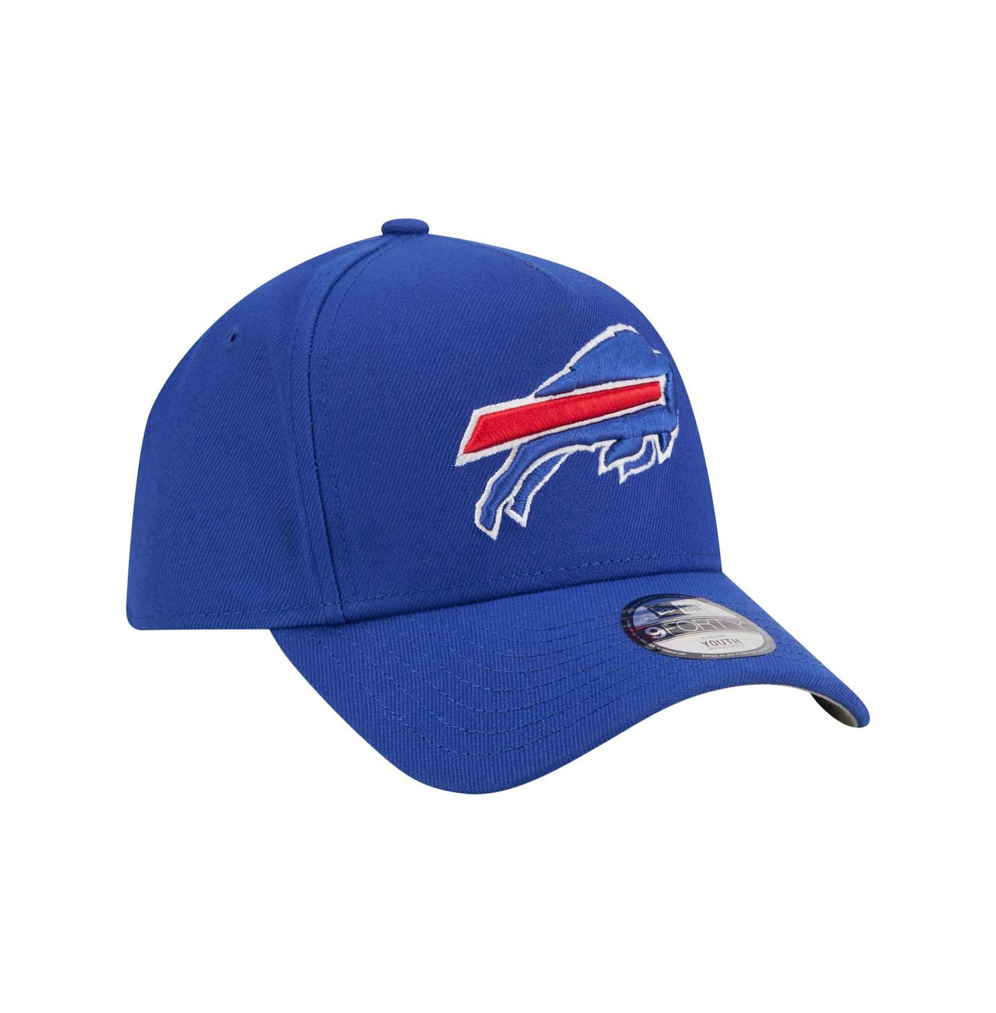Детская кепка New Era Royal Buffalo Bills 9FORTY A-Frame Adjustable Hat — фото 4