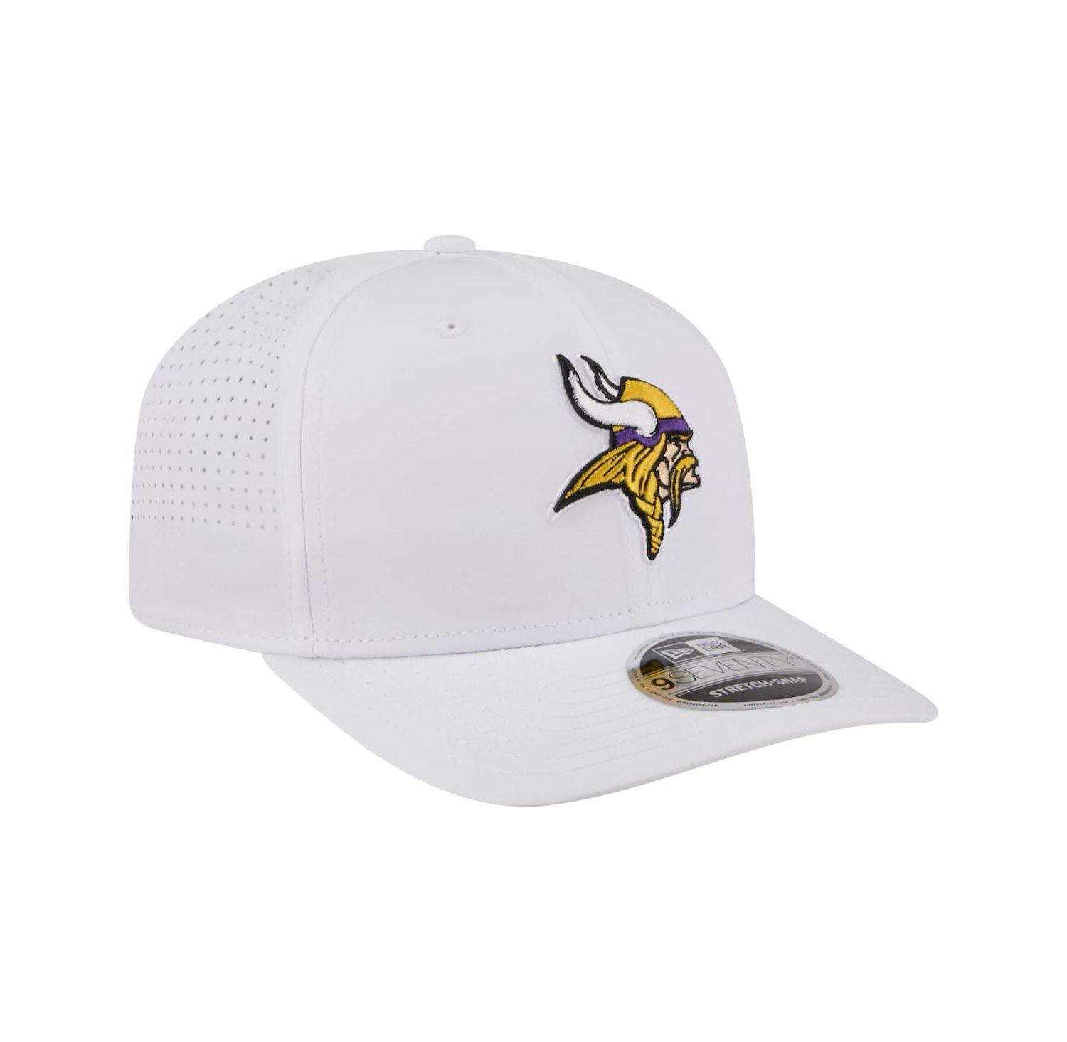 Men's White Minnesota Vikings Name Plate 9SEVENTY Adjustable Hat