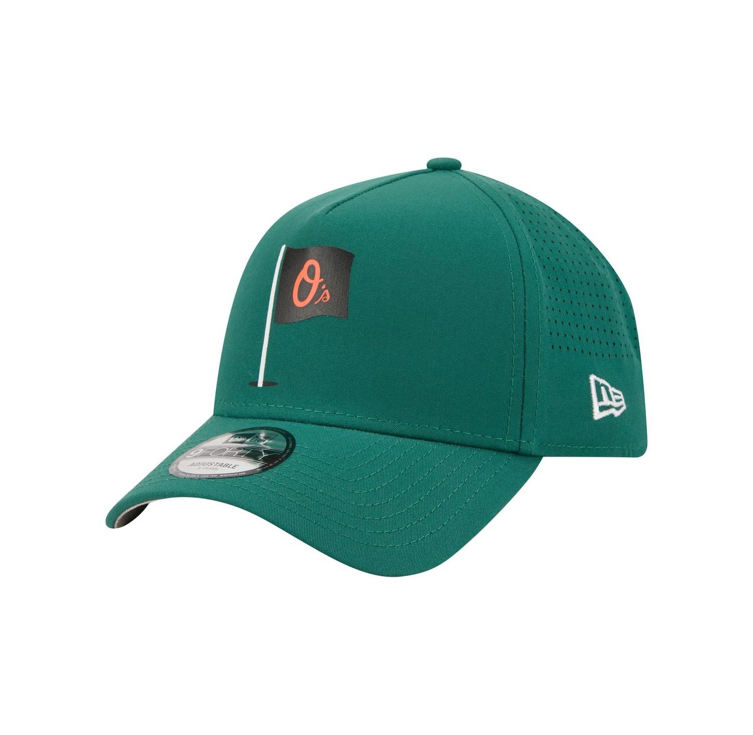 Men's Green Baltimore Orioles Pin Seeker 9FORTY A-Frame Adjustable Hat